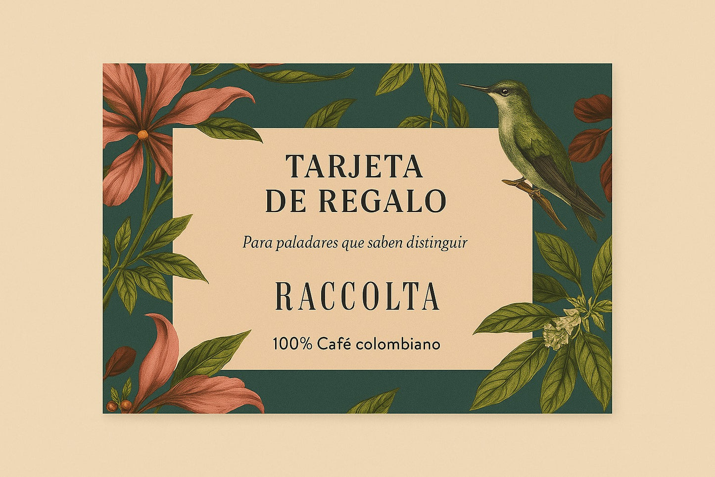 Tarjeta de Regalo – Regala momentos, no solo café.